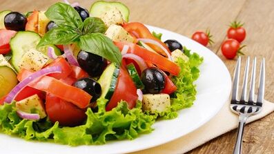 menu de amostra para gastrite