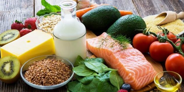Alimentos recomendados para uma dieta de cinco dias