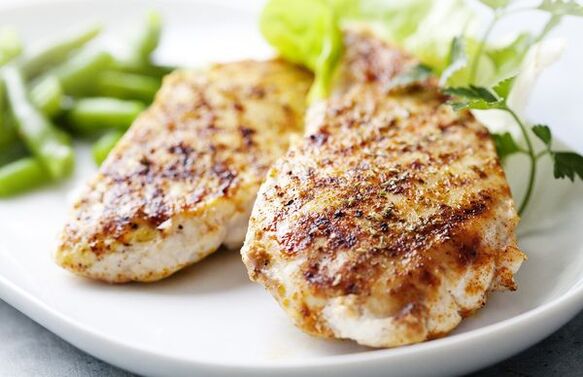 peito de frango prato de dieta japonesa