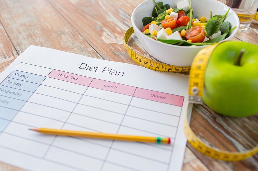 Um plano de dieta saudável para perda de peso